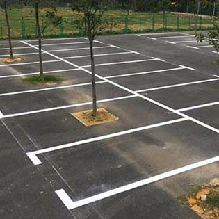 停車場道路標志線劃線 專業施工